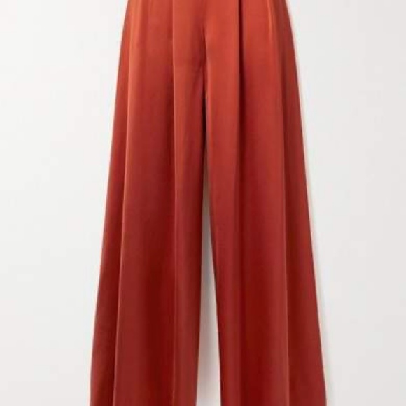 Bul Pants - Pure silk wide leg pants size 6 fits 6-8